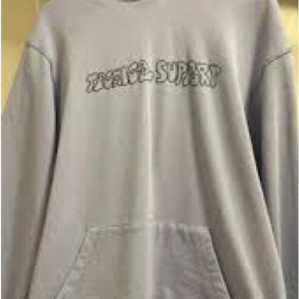 Zara Athleticz Light Gray/Blue Purple Pullover Hoodie - Picture 1 of 10